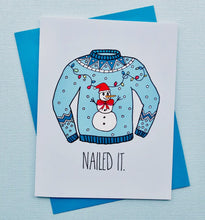 Load image into Gallery viewer, Top Hat and Monocle Holiday Cards