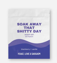 Load image into Gallery viewer, Peace, Love & Sarcasm Bath Salts