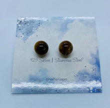 Load image into Gallery viewer, Natural Gemstone Stud Earrings ~ Explore Them All!