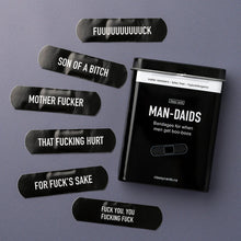 Load image into Gallery viewer, Man-Daids bandages
