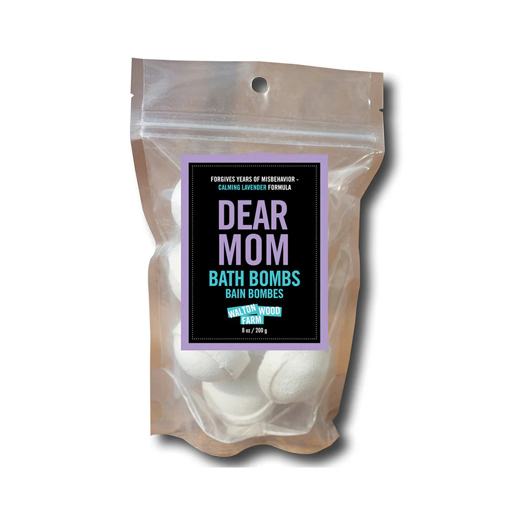 Dear Mom bath bombs