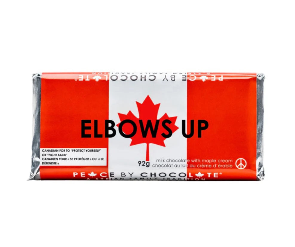 Elbows Up, Peace By Chocolate