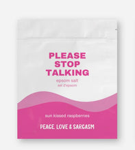 Load image into Gallery viewer, Peace, Love &amp; Sarcasm Bath Salts
