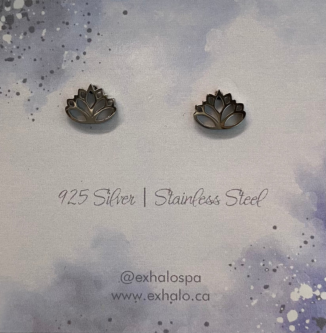 Lotus Stud Earrings