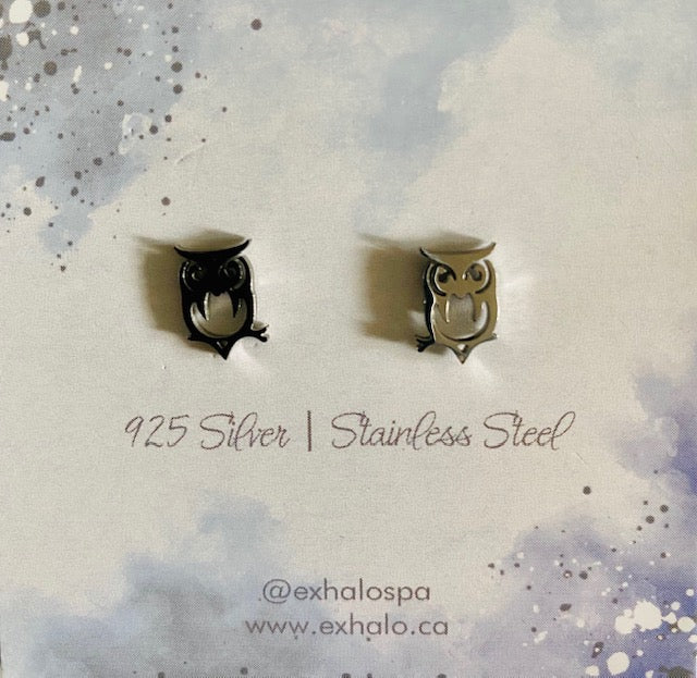 Owl Stud Earrings