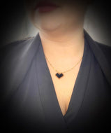 Pixel Heart Necklace - Gold/Silver