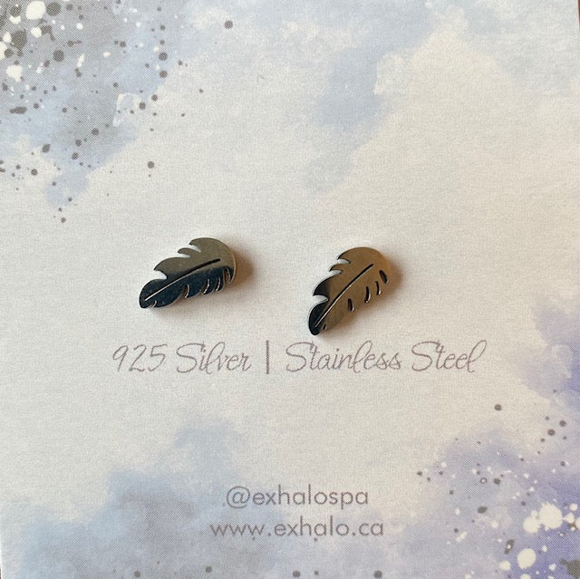 Feather Leaf Earrings